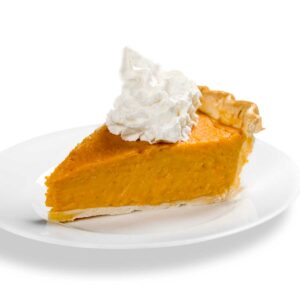 Pumpkin Pie Slice showing Pumpkin and Sweet Potato Pie Category