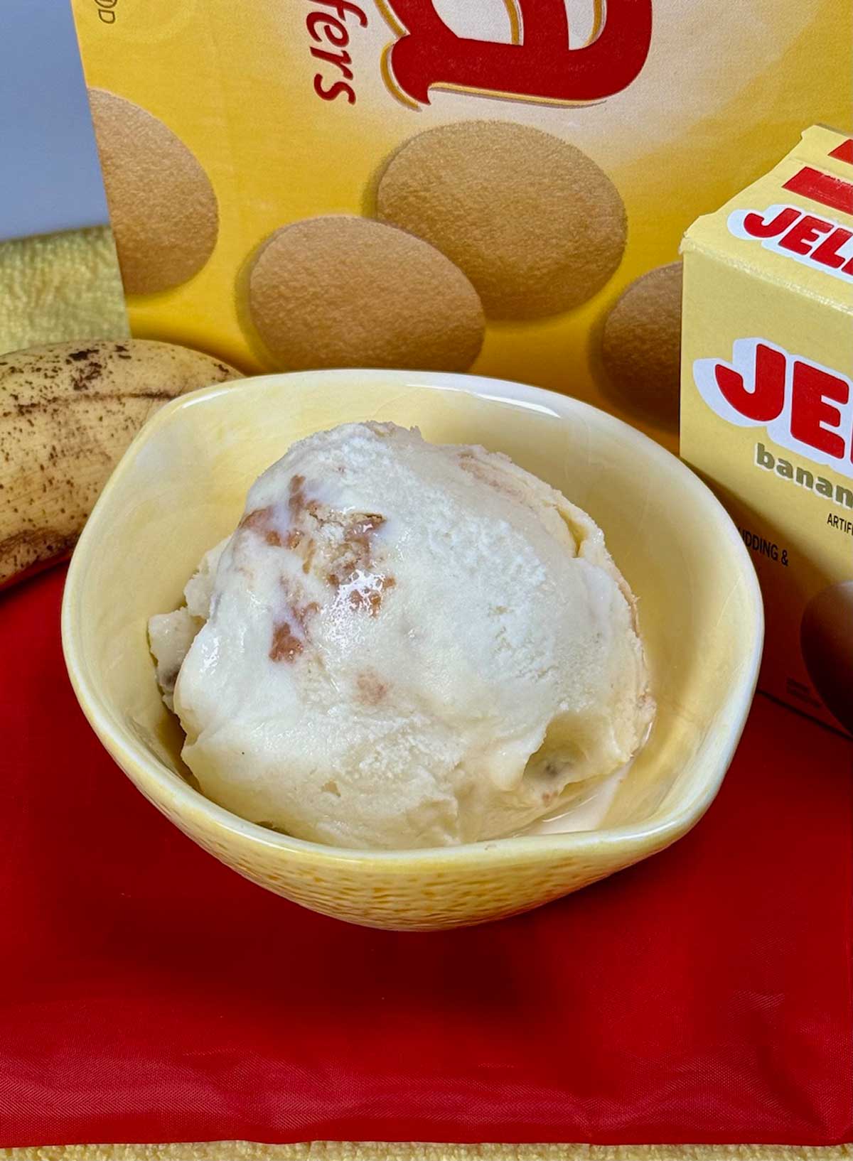 Banana Pudding Ice Cream Recipe No Cook with Nilla Wafers