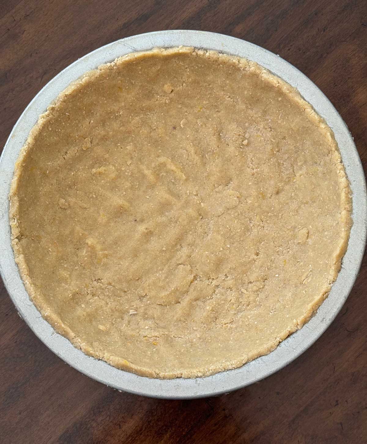 Gluten-Free Crumb Crust for Ricotta Sour Cream Pie