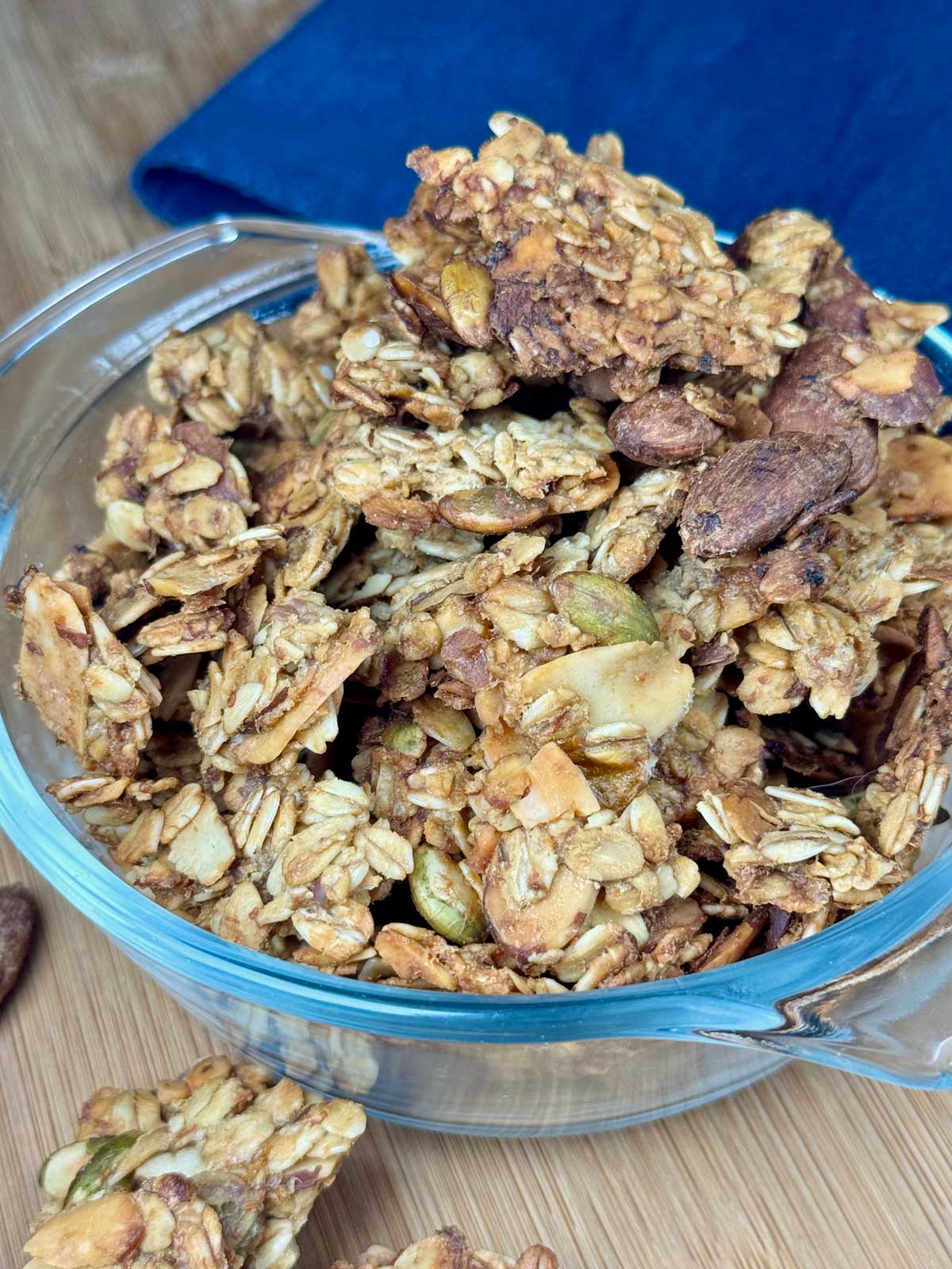 Clumpy Banana Nut Granola