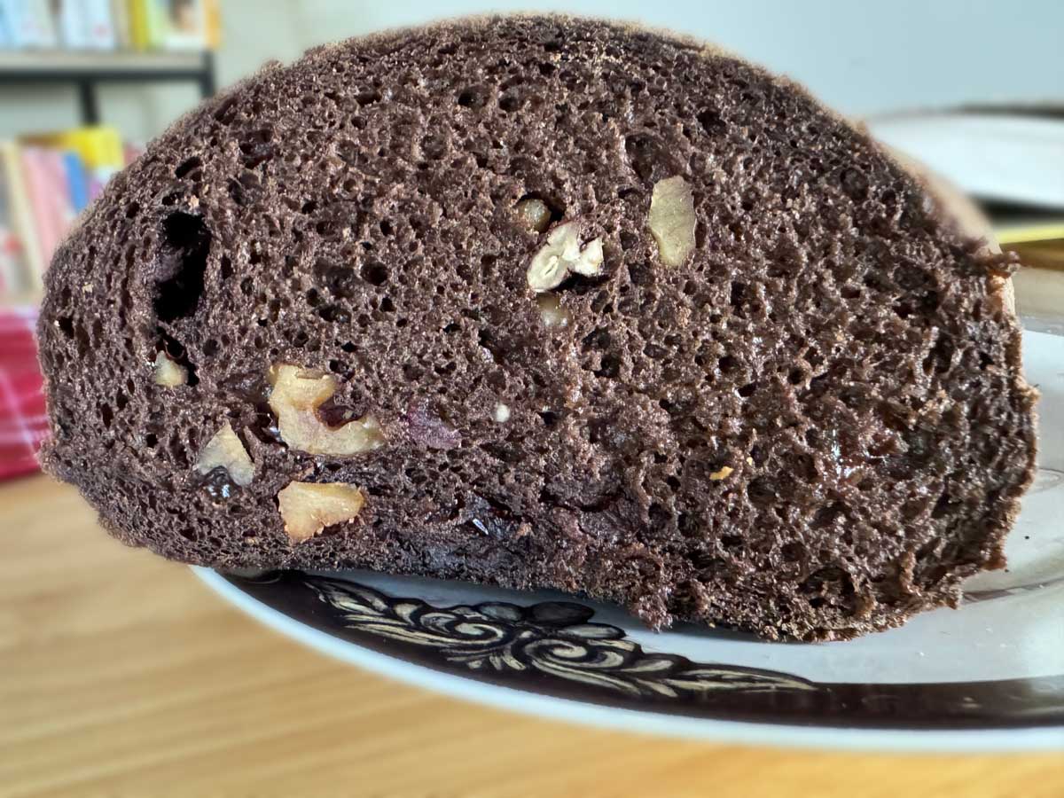 Chocolate Cherry Buckwheat Loaf Gluten-Free is a gluten-free yeast bread.