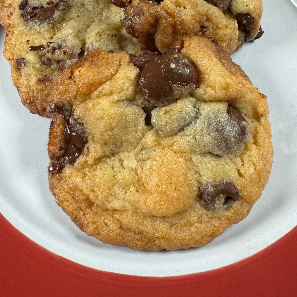 Chocolate Chip Cookies with malt powder