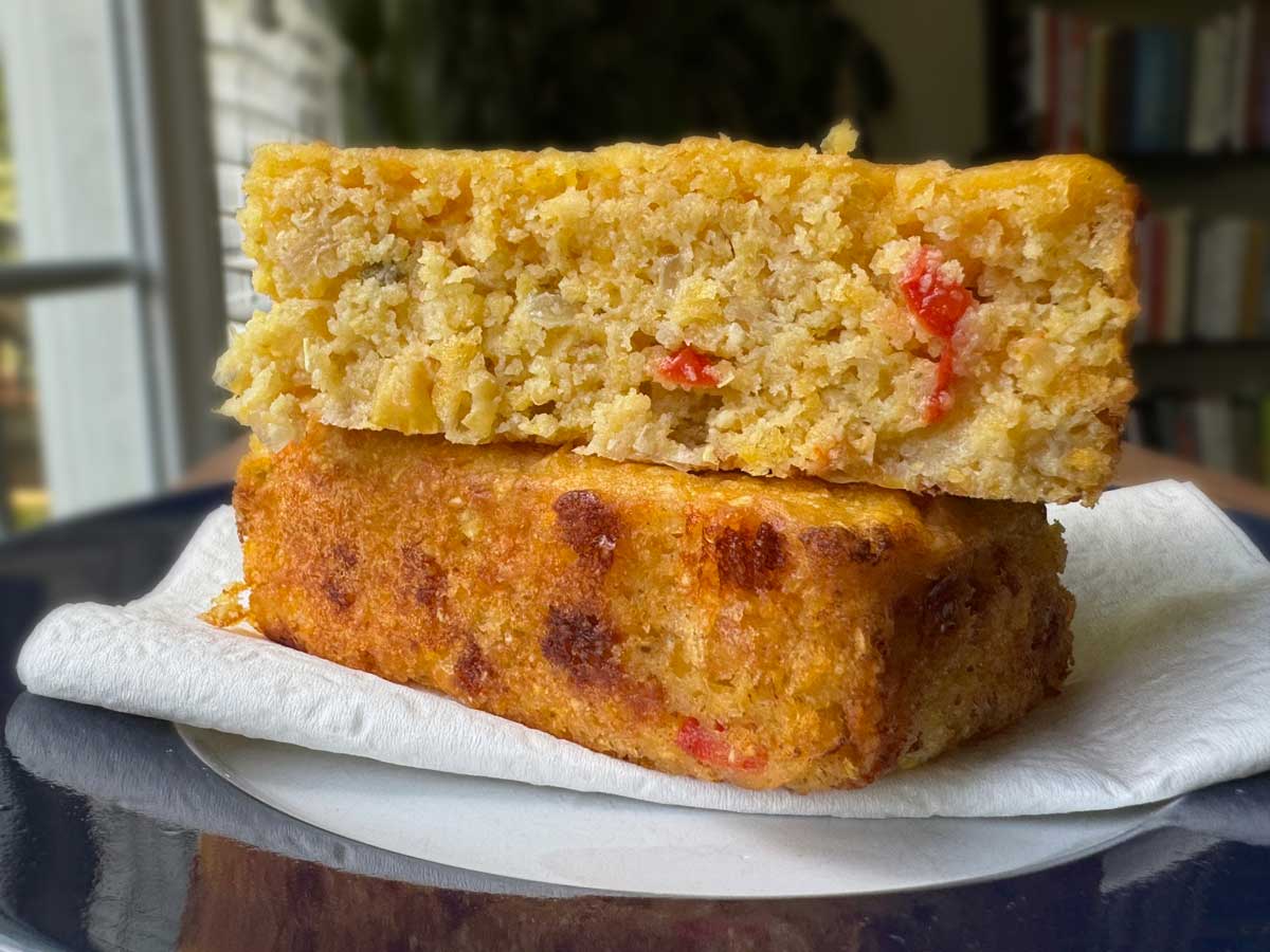 Betty Ewing's Cornbread aka Flourless Mexican cornbread.