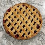 A simple fruit crostata with an easy to work with dough.