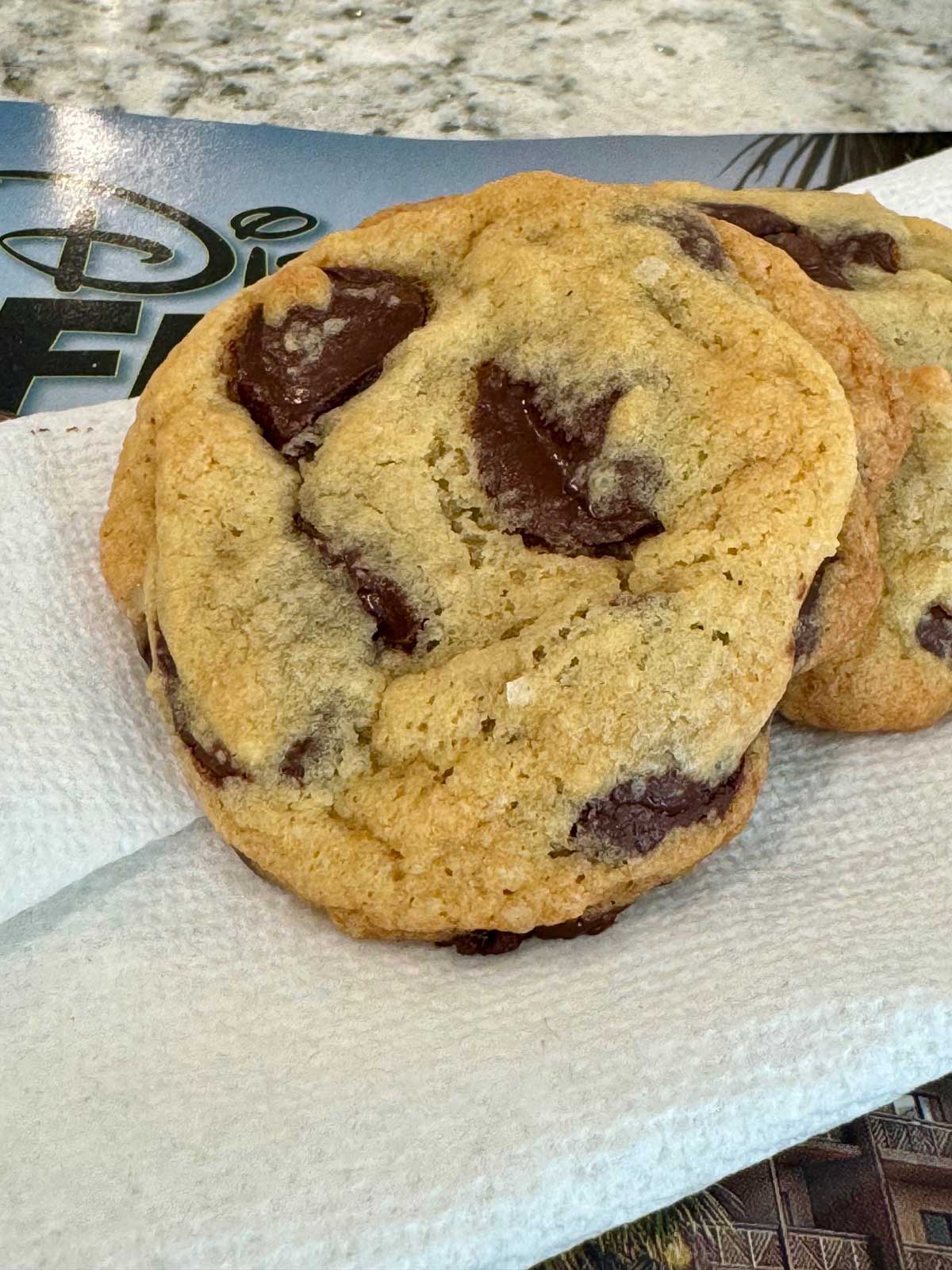 Disney Chocolate Chip Cookie recipe adapted from The Grand Floridian