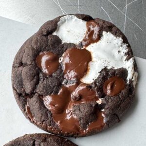 Chocolate Marshmallow Black Cocoa Cookies recipe using Modern Mountain black cocoa powder.