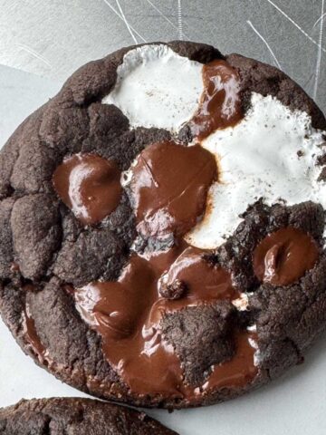 Chocolate Marshmallow Black Cocoa Cookies recipe using Modern Mountain black cocoa powder.