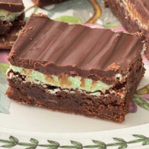 Chocolate Mint Buttercream Brownies recipe.