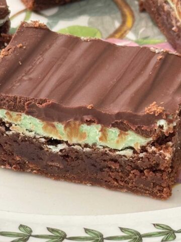 Chocolate Mint Buttercream Brownies recipe.